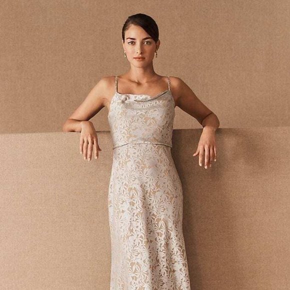 Jenny Yoo Dahlia Whisper Blue Dress - Picture 1 of 6